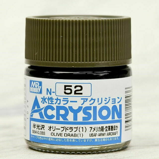 GNZN52 Acrysion N52 - Olive Drab 1 (Semi-Gloss/Aircraft)