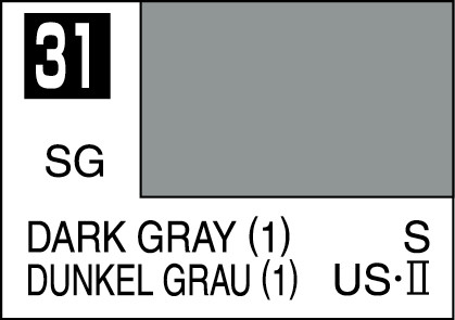 GNZS31 Semi Gloss Dark Gray 100ml , Mr. Color Spray