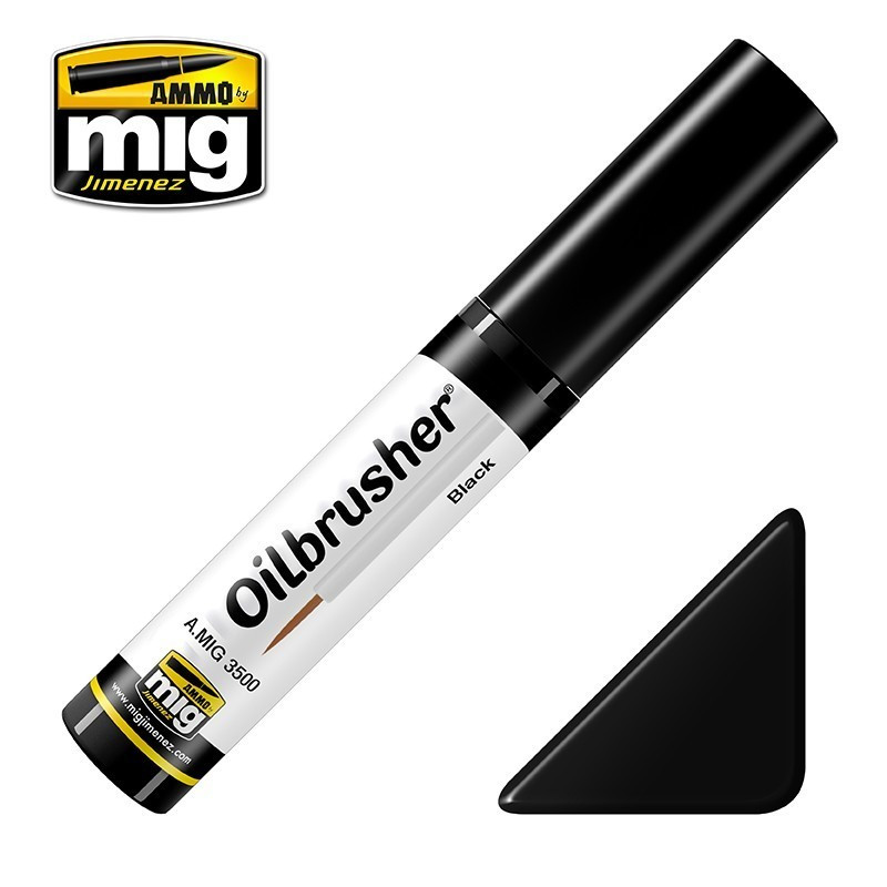 AMM3500 AMMO by Mig Oilbrusher - Black