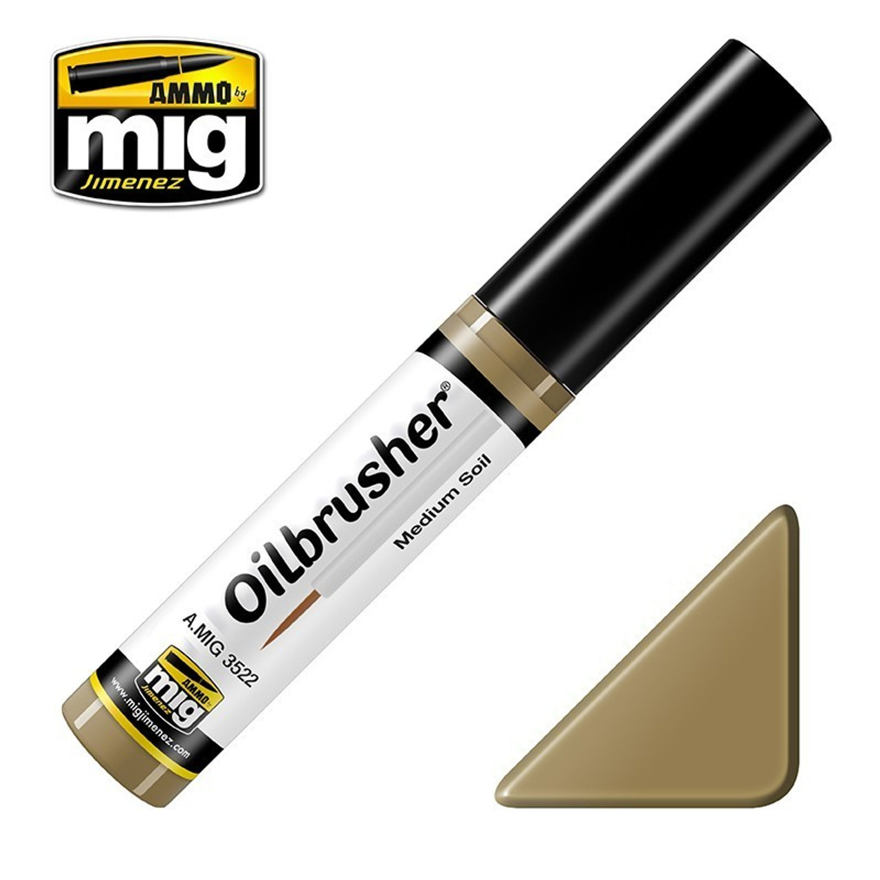 AMM3522 AMMO by Mig Oilbrusher - Medium Soil