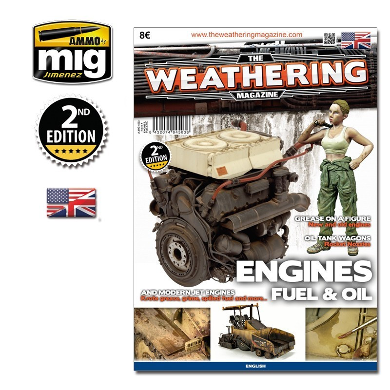 AMM4503 AMMO by Mig The Weathering Magazine #4 - Engines, Fuel & Oil