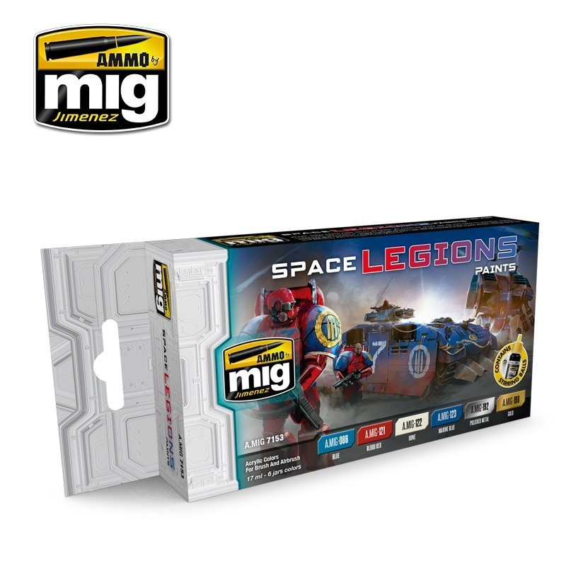AMM7153 AMMO by Mig Paint Set - Space Legions