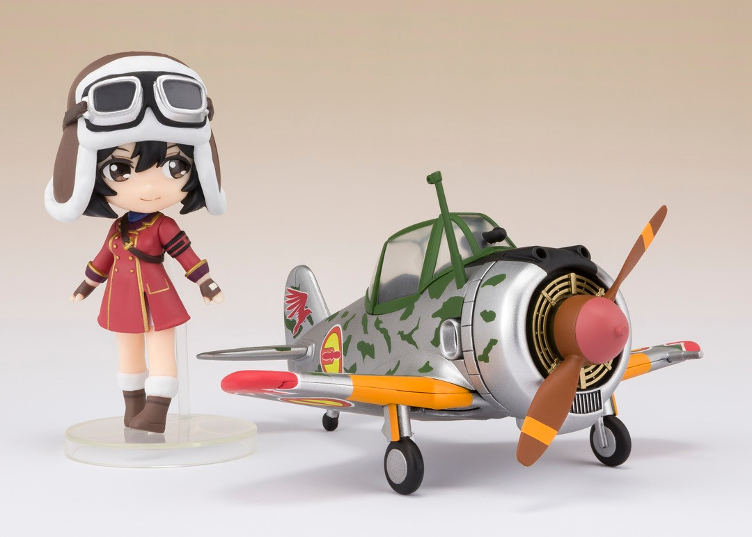 BAS57047 Kylie & Hayabusa (Kylie ver.) "The Kotobuki Squadron in the Wilderness", Bandai Figuarts Mini