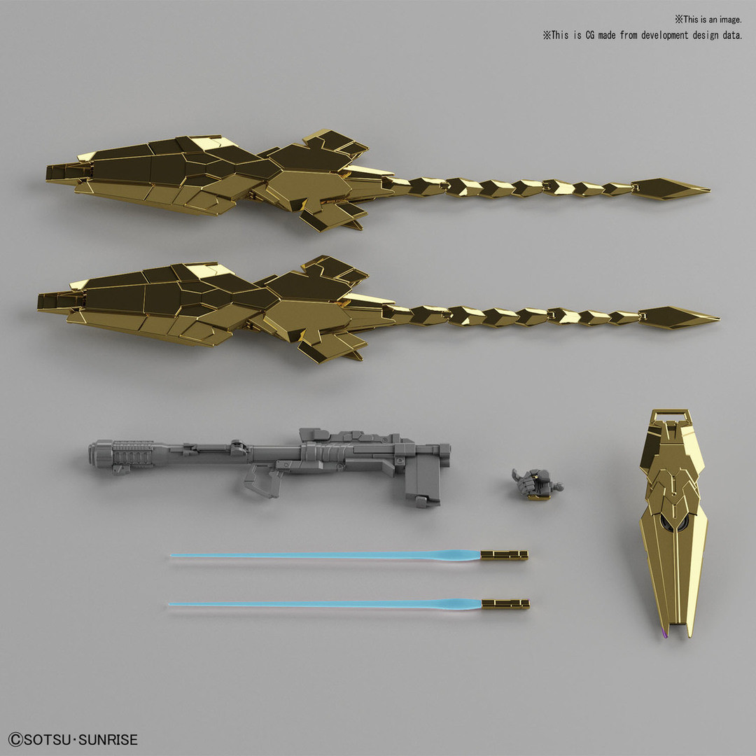 5058087 #227 Unicorn Gundam 03 Phenex Unicorn Mode (NT Ver.) [Gold Coating] "Gundam NT" Bandai HGUC 1/144