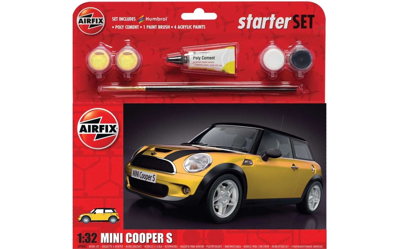 Airfix Model 55310A MINI Cooper S  Large Starter Kit 1/32