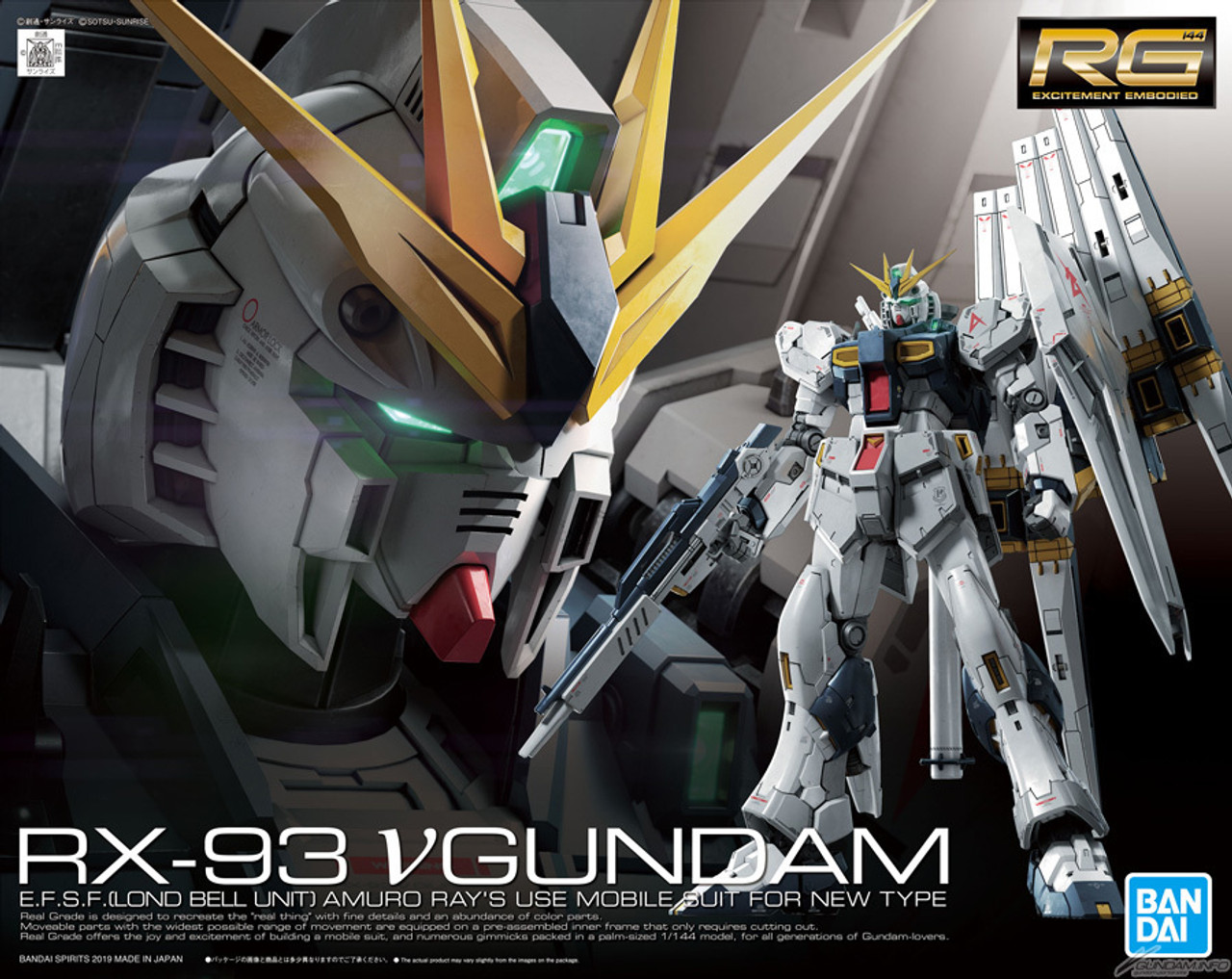 Bandai RG 1/144 #32 Nu Gundam 'Char's Counterattack'
