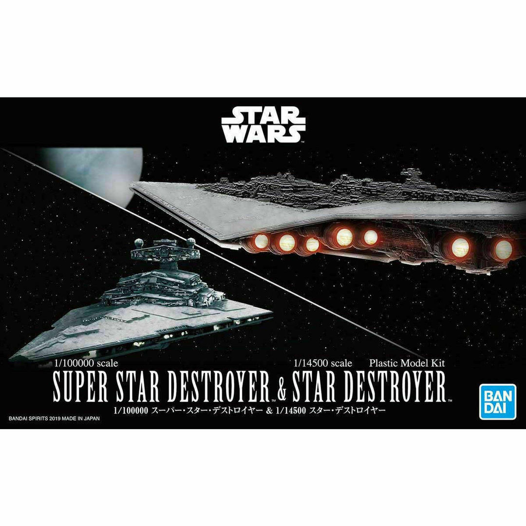 5057712 Super Star Destroyer 1/100000  & 1/14500  Star Destroyer "Star Wars", Bandai Star Wars Plastic Model