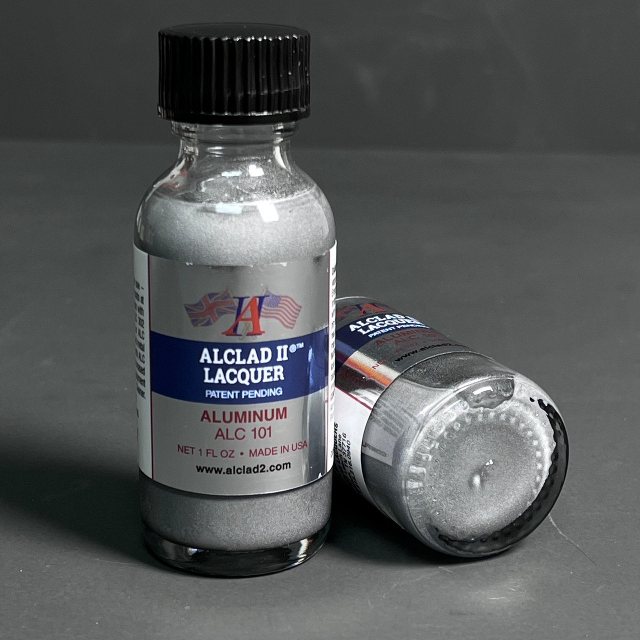 ALC101  Bottle Aluminum Lacquer 1oz