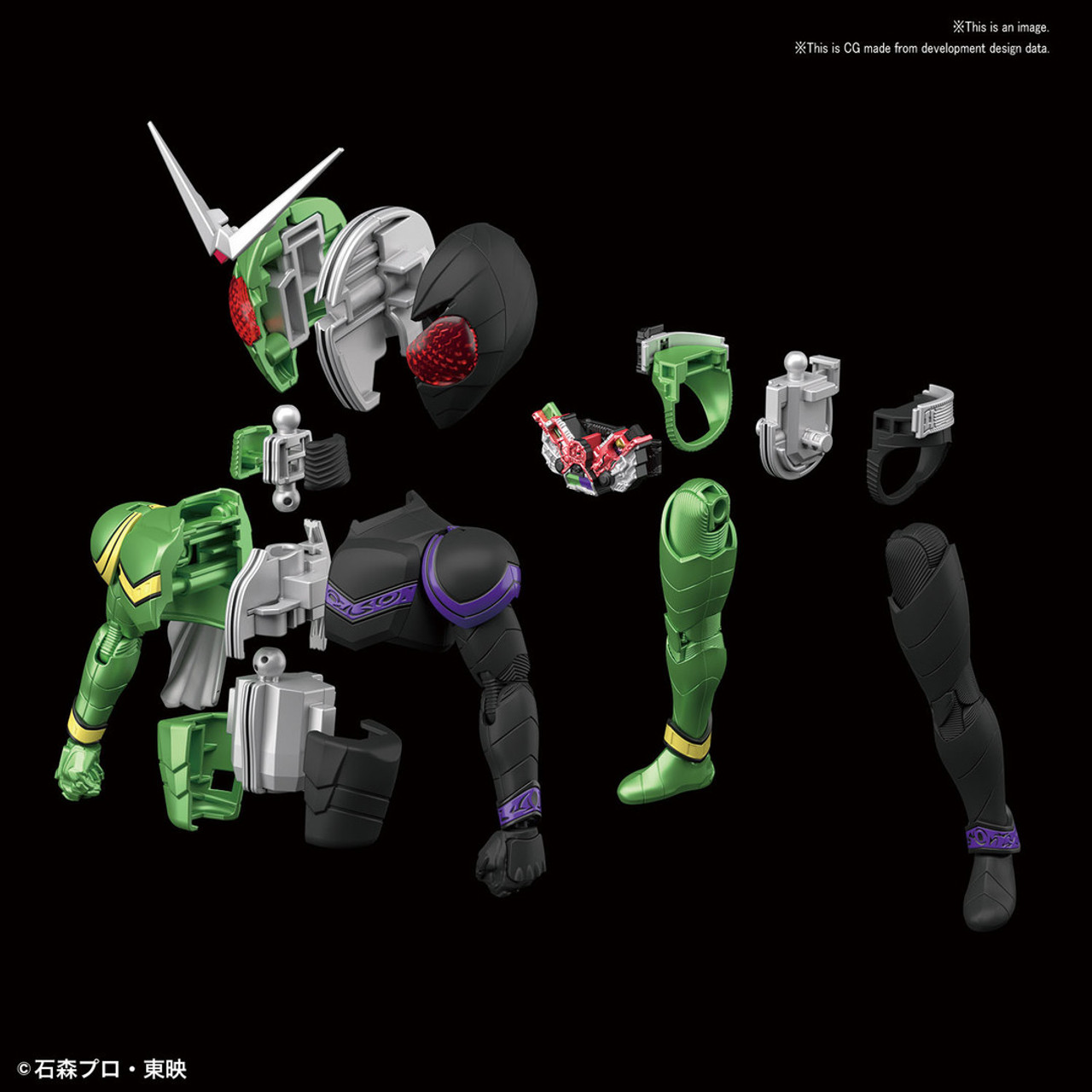 BAN2475037 Bandai Figure-Rise Standard Kamen Rider Double Cyclone Joker 'Kamen Rider'