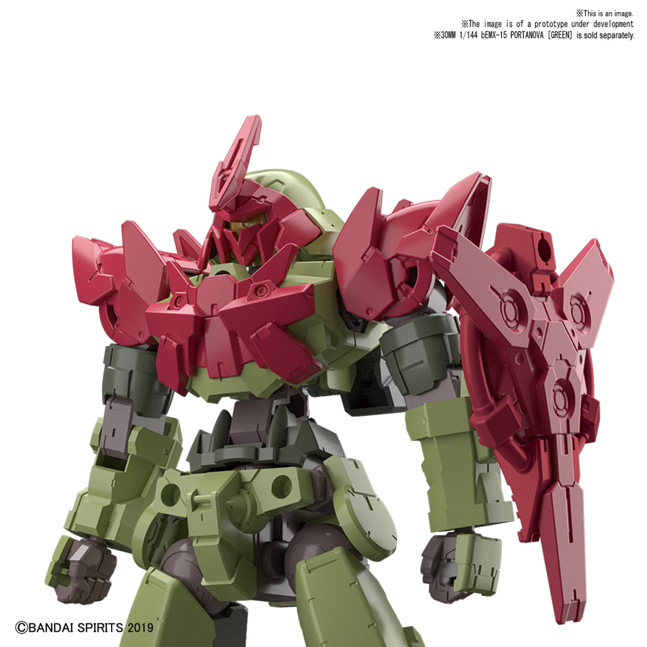 BAN2487794 Bandai Spirits 30 Minute Missions #12 1/144 Option Armor For Commander Type (Portanova Exclusive Red)