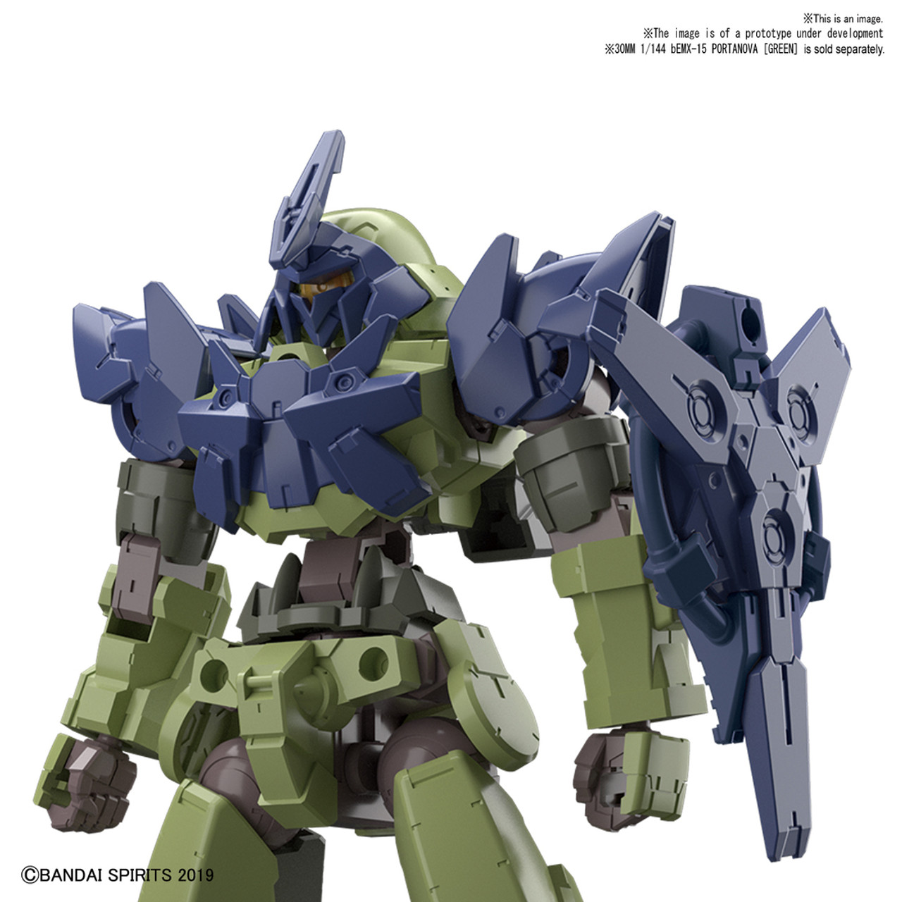 BAN2487795 Bandai Spirits 30 Minute Missions #13 1/144 Option Armor For Commander Type (Portanova Exclusive Navy)