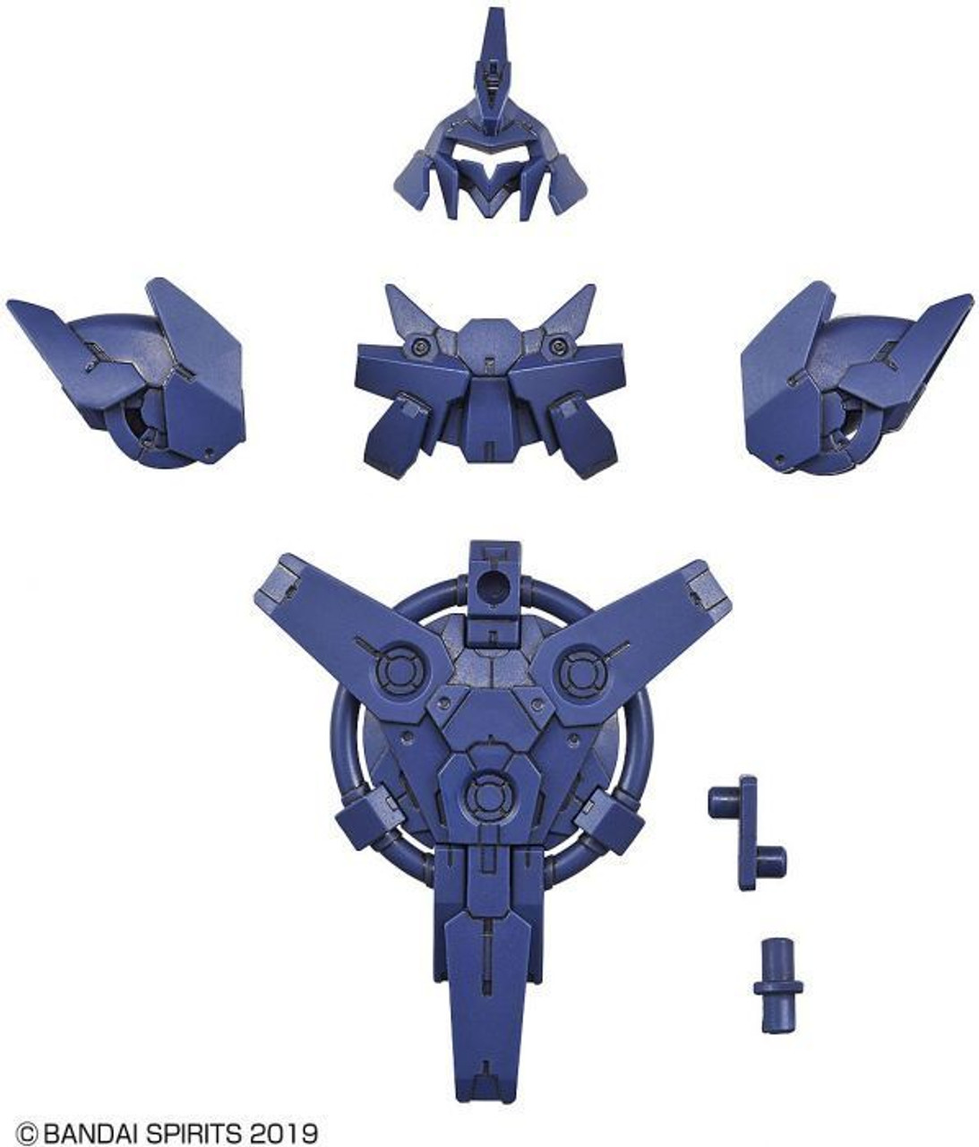 BAN2487795 Bandai Spirits 30 Minute Missions #13 1/144 Option Armor For Commander Type (Portanova Exclusive Navy)