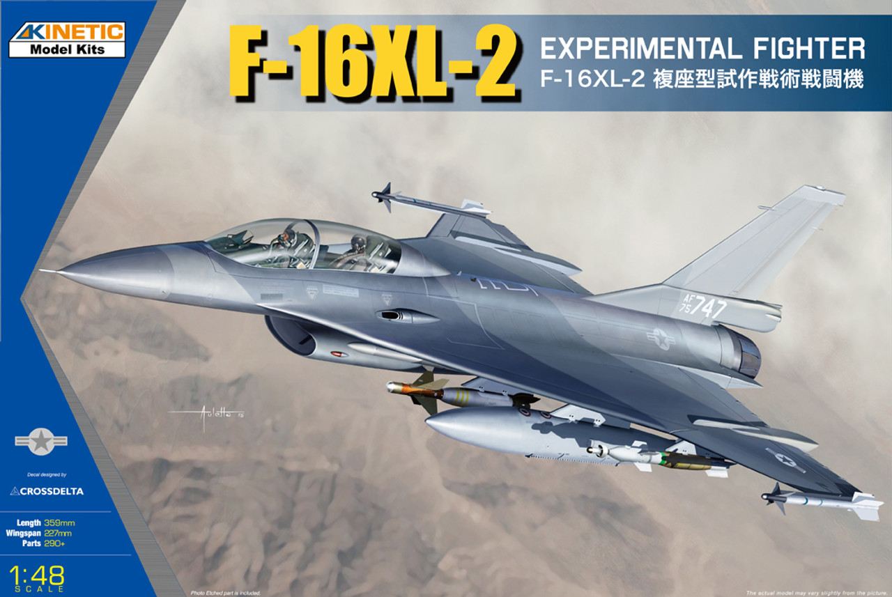 KIN48086  General-Dynamics F-16XL-2 Experimental Fighter 1/48