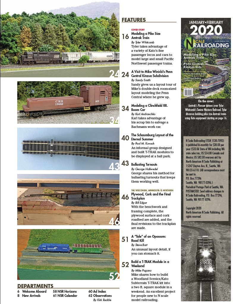 2020 JAN-FEB N Scale RailRoading Mag Issue 117