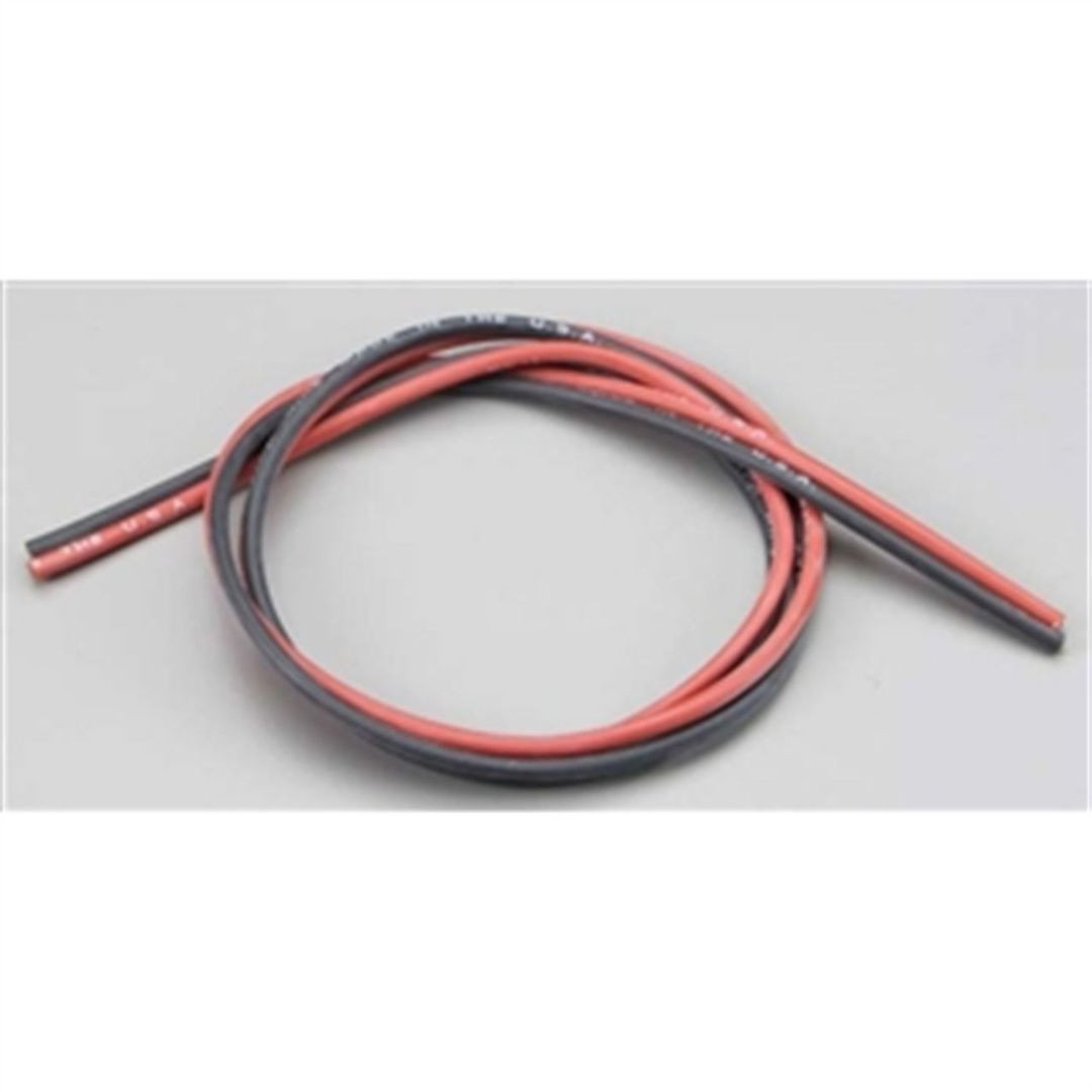 (D) 1480 RED & BLACK 16AWG 2'  WIRE
