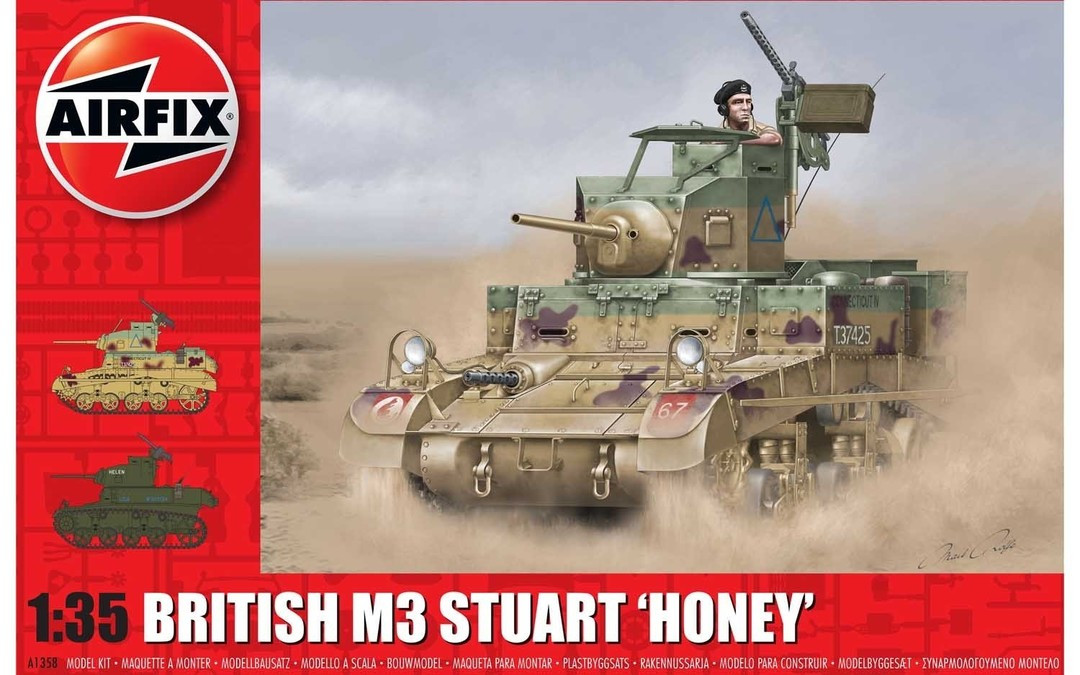A1358 British M3 Stuart "Honey" Tank 1/35