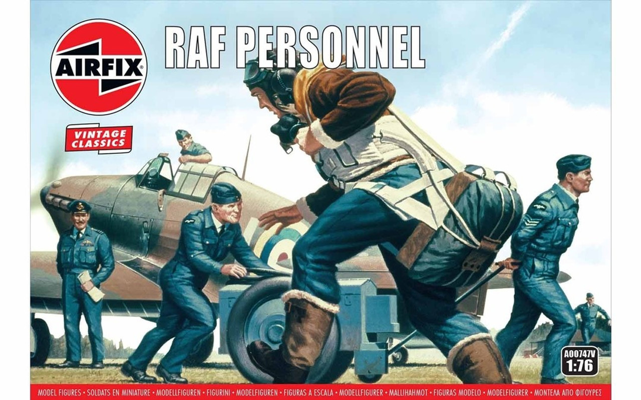 ARX00747V Airfix RAF Ground Personnel 1/76