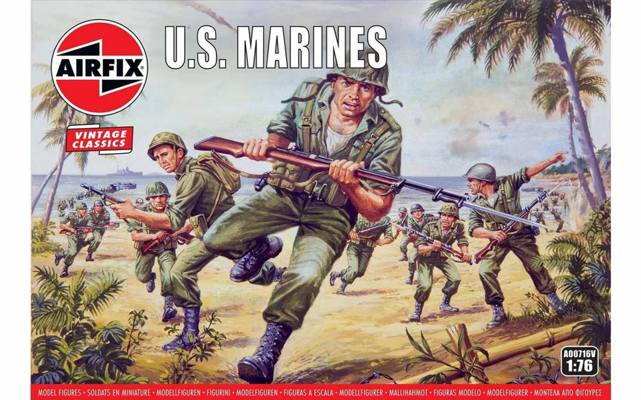 ARX00716V US Marines Leatherneck figures 1/76