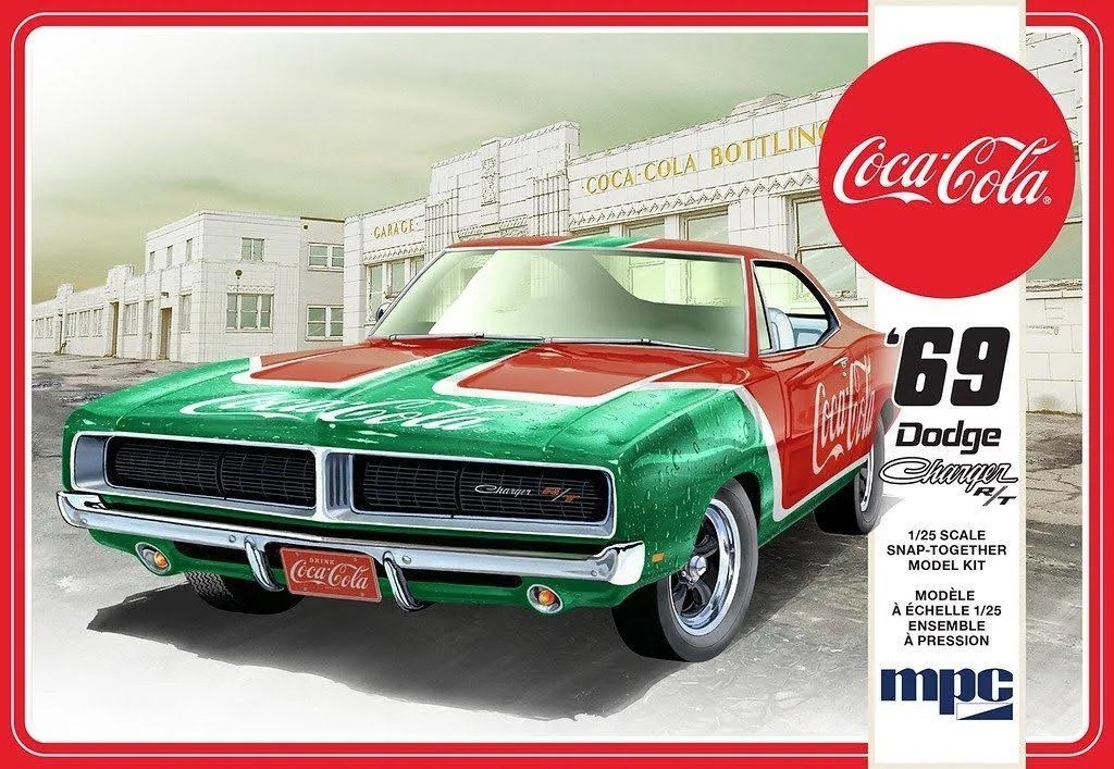 919M Dodge 1969 Charger RT Coca-Cola Snap 2T 1/25