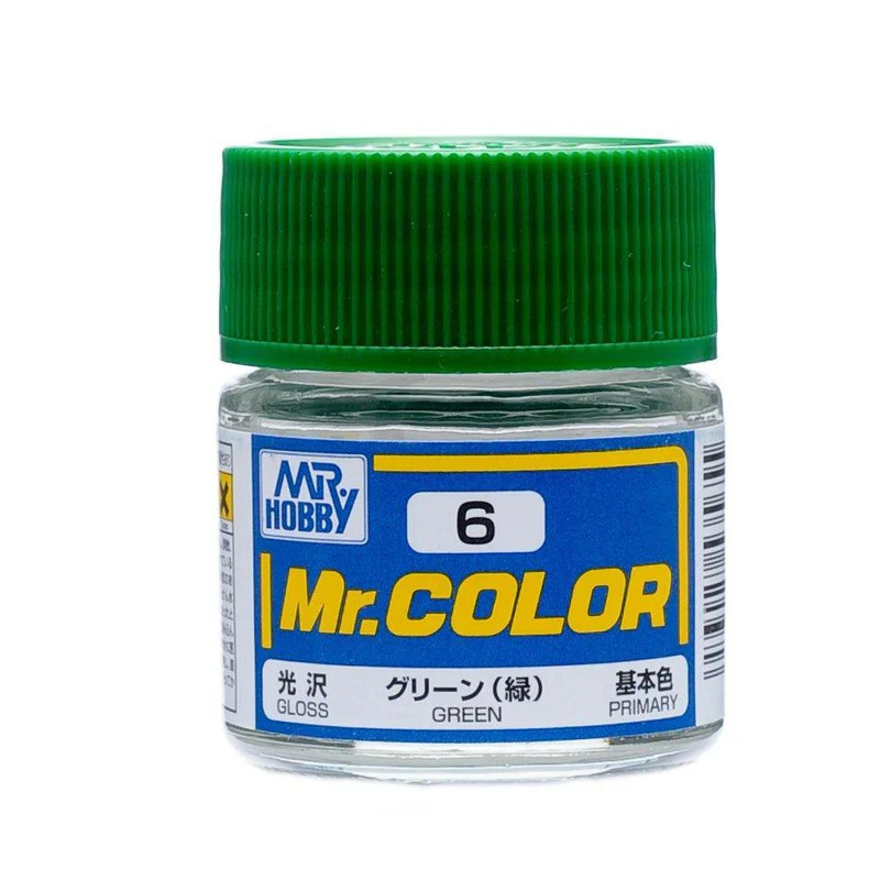 GNZC6 Mr. Color 6 - Green (Gloss/Primary) 10ml , GSI