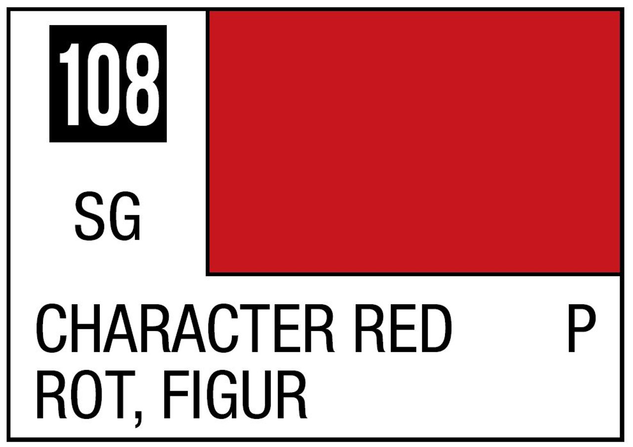 Mr. Color 108 - Character Red (Semi-Gloss/Primary)