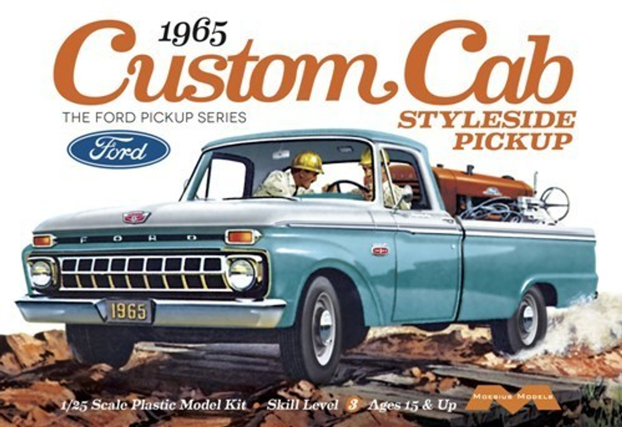 MOE1234 Ford 1965 Custom Cab Styleside Pickup 1/25th Scale
