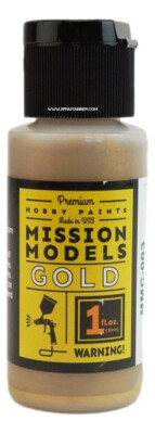 MMC003 Gold Acrylic Paint 1oz