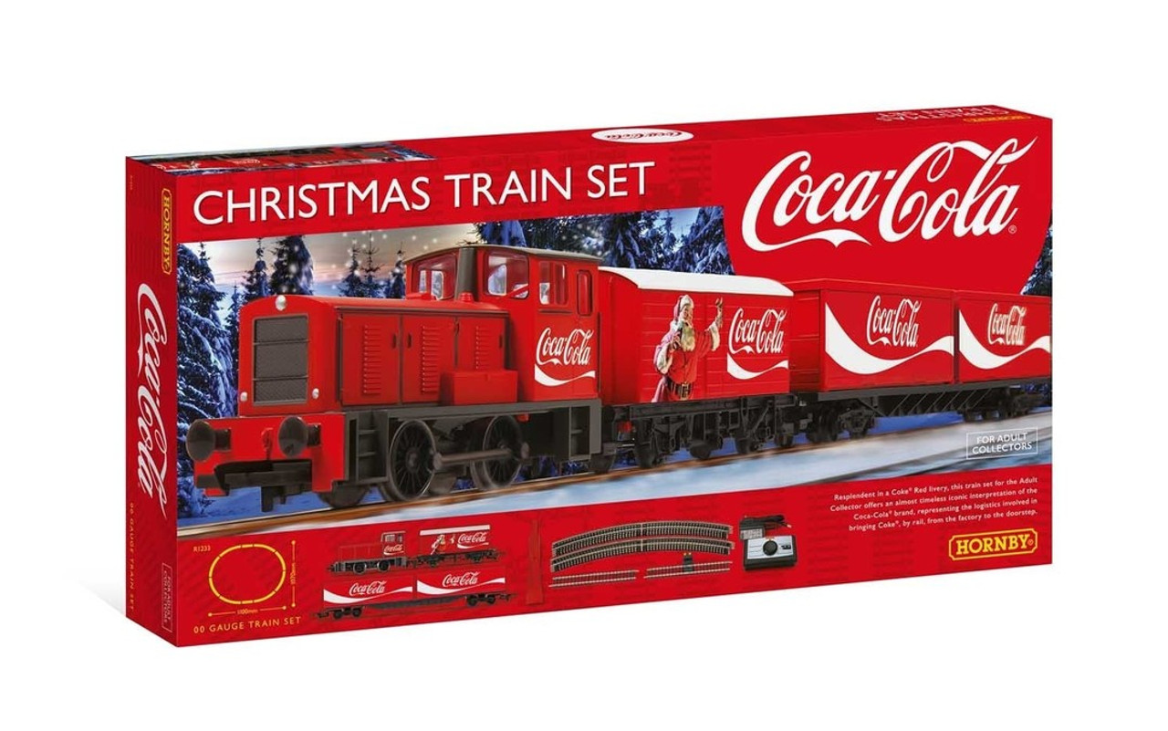 R1233 HO Scale Coca-Cola Christmas Train Set