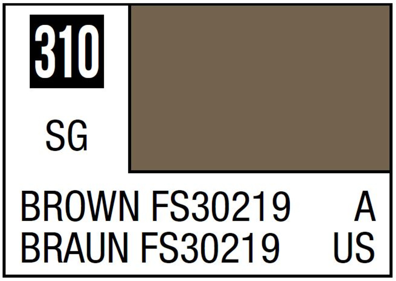 Mr Hobby Mr. Color 310 - Brown FS30219 (Semi-Gloss/Aircraft) - 10ml