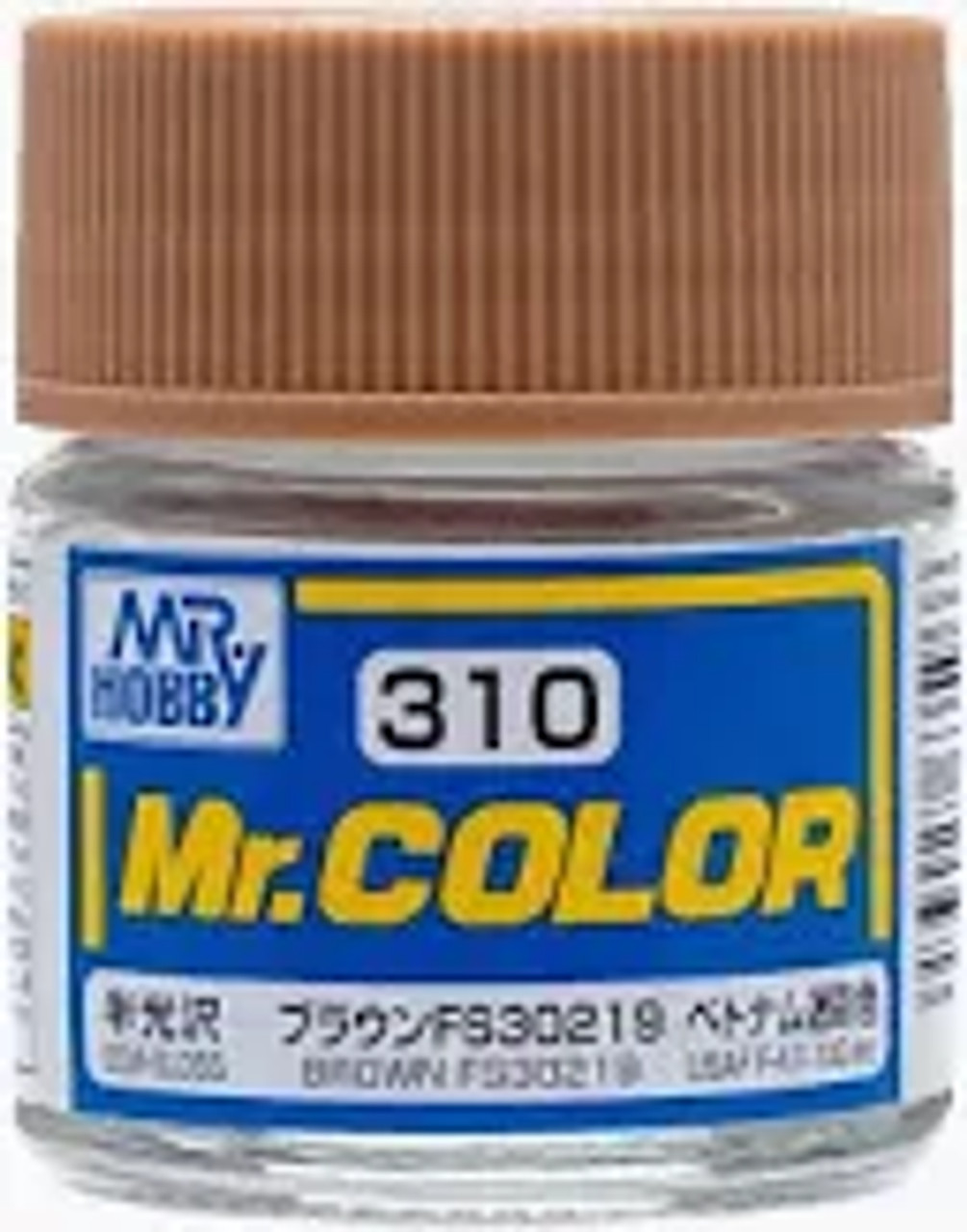 Mr. Color C310 4973028635966 Mr. Color 310 - Brown FS30219 (Semi-Gloss/Aircraft)