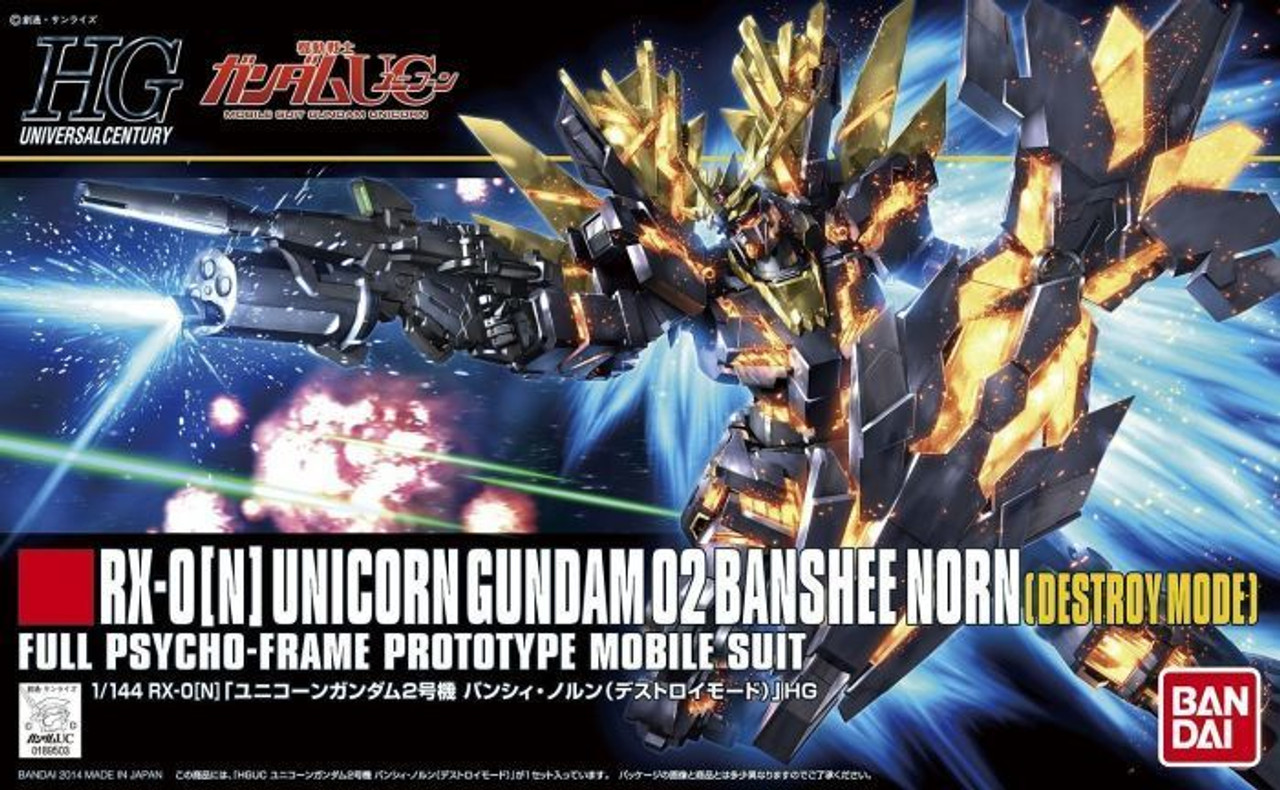 BAN2246116 #175 Unicorn Gundam 02 Banshee Norn (Destroy Mode) HGUC 1/144