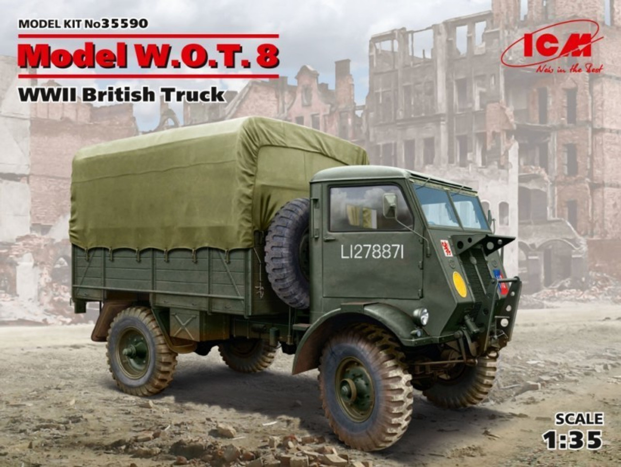 35590 WWII British Model WOT 8 Truck 1/35