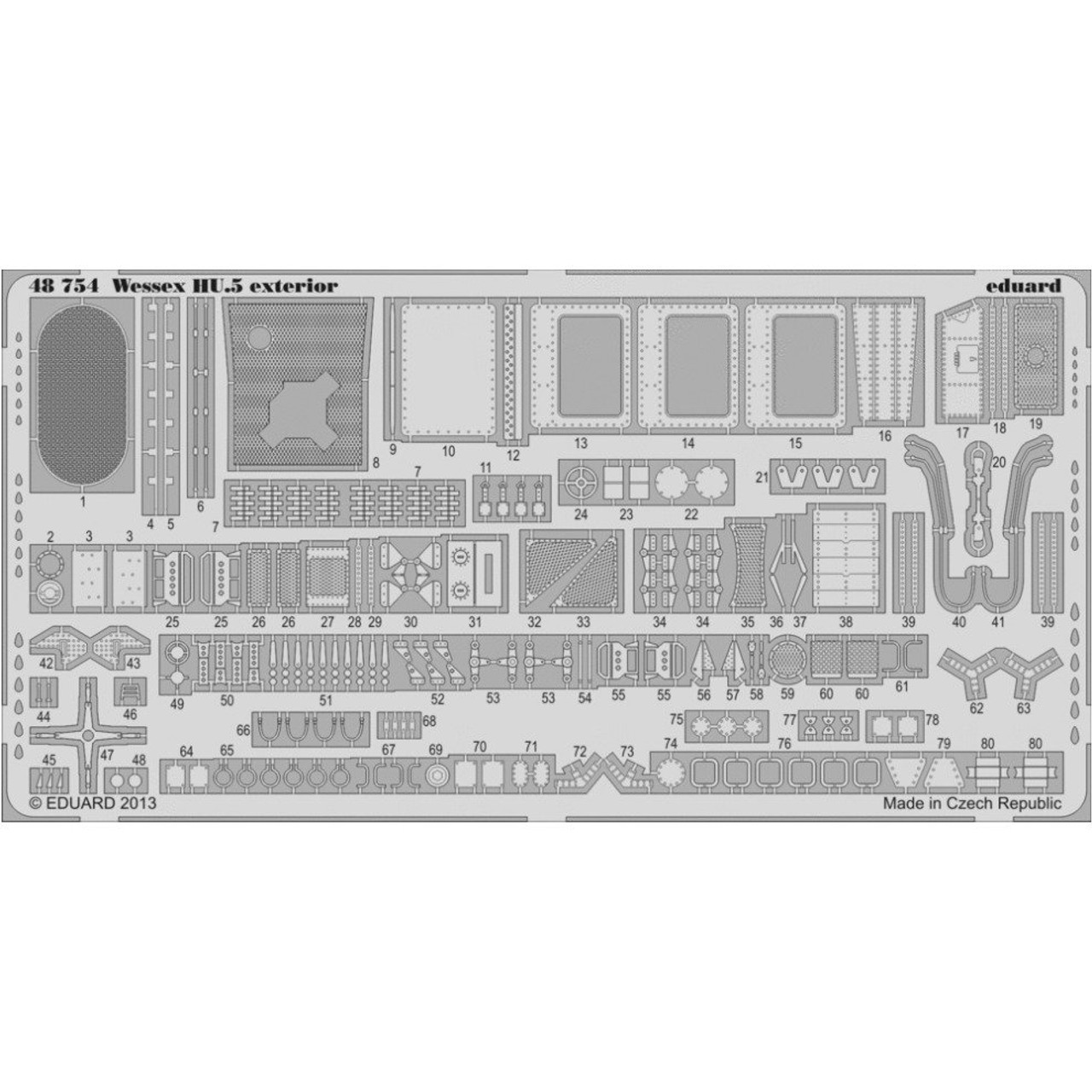 EDU48754 	1/48 Aircraft- Wessex HU5 Exterior for ITA