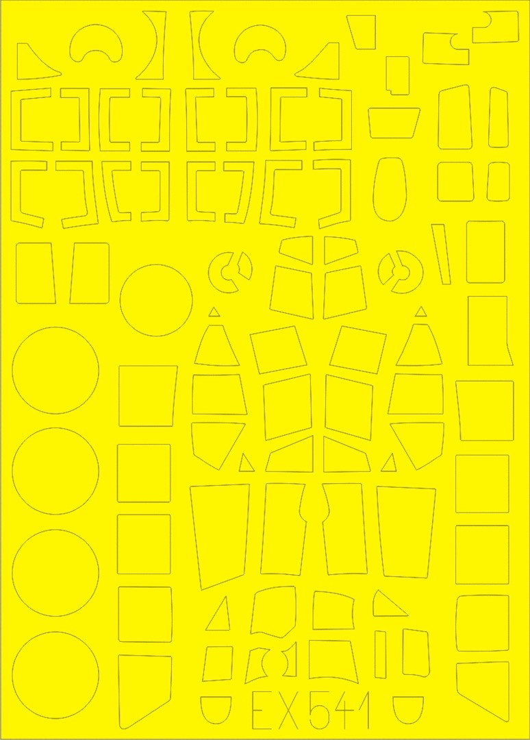 (SO) EDEX541 MASK Junkers Ju-88A-14 (designed to be used with ICM kits)