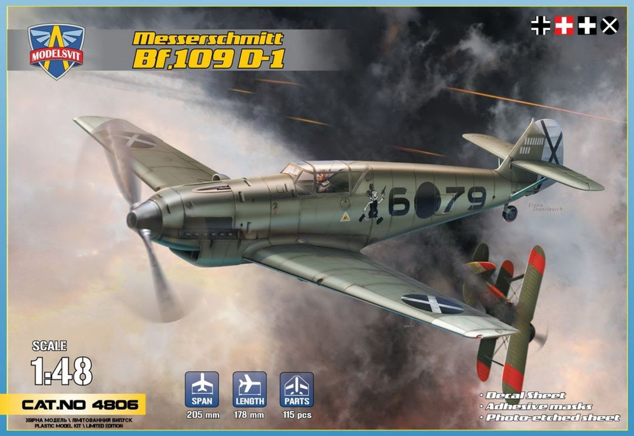 48006 Messerschmitt Bf-109 D-1 1/48