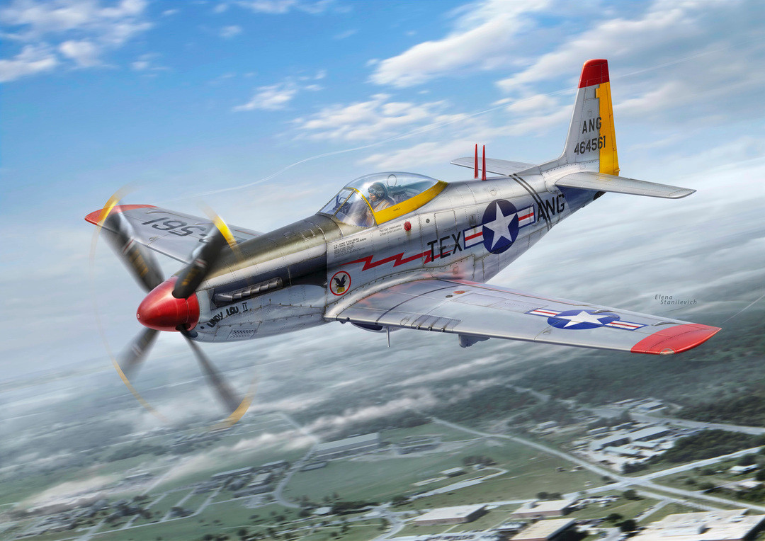48017 North-American P-51H Mustang (includes etched parts) 1/48