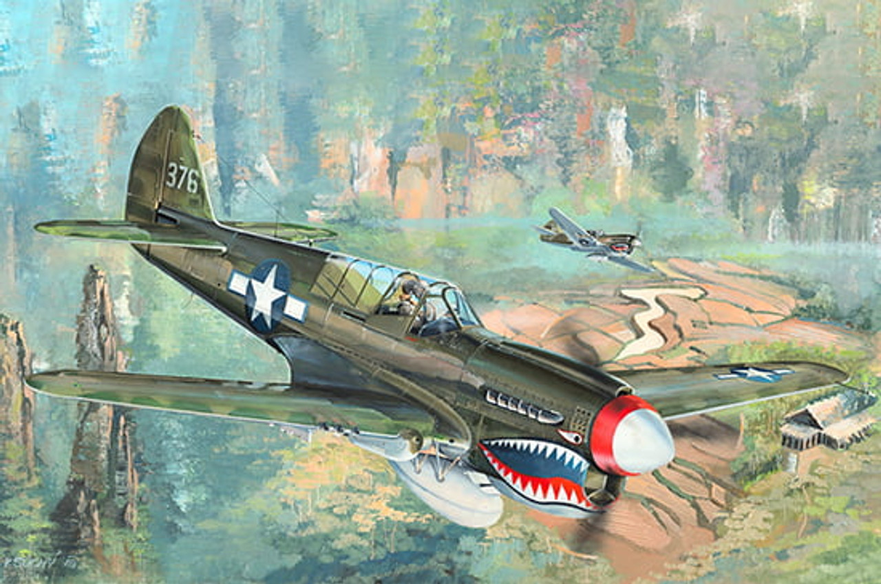 TSM02212 Trumpeter 1/32 P-40N Warhawk Fighter