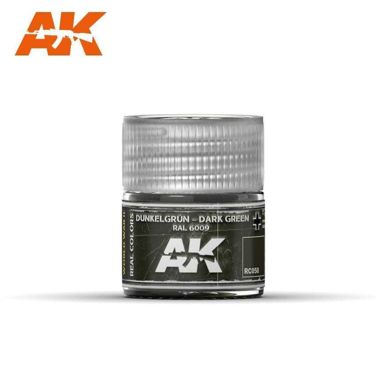 (D) AKIRC050   Real Colors Dunkelgrun - Dark Green RAL 6009 10ml