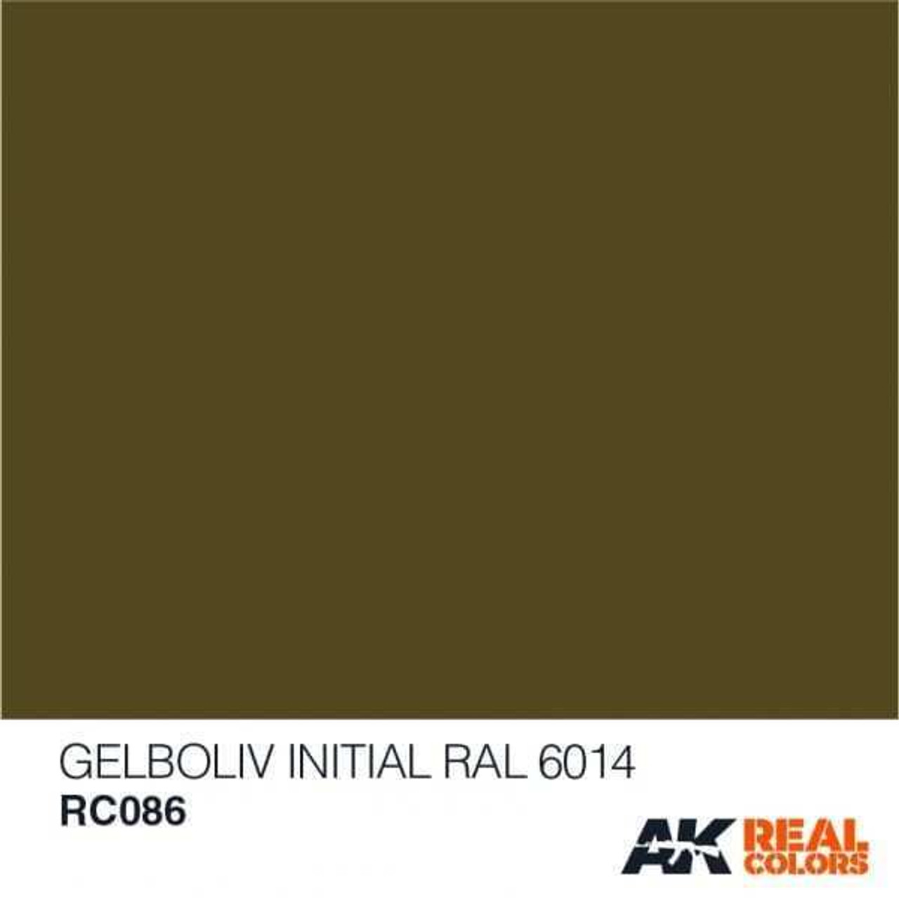 (D) AKIRC086   Real Colors Gelboliv (Initial) RAL 6014 10ml