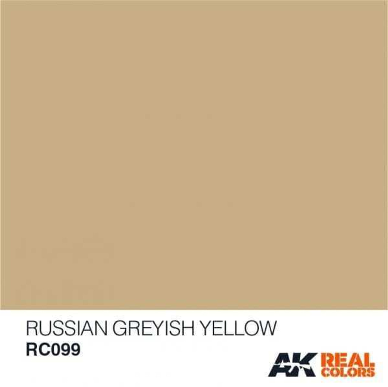 AKIRC99 Real Colors  Russian Greyish Yellow Acrylic Lacquer Paint 10ml Bottle