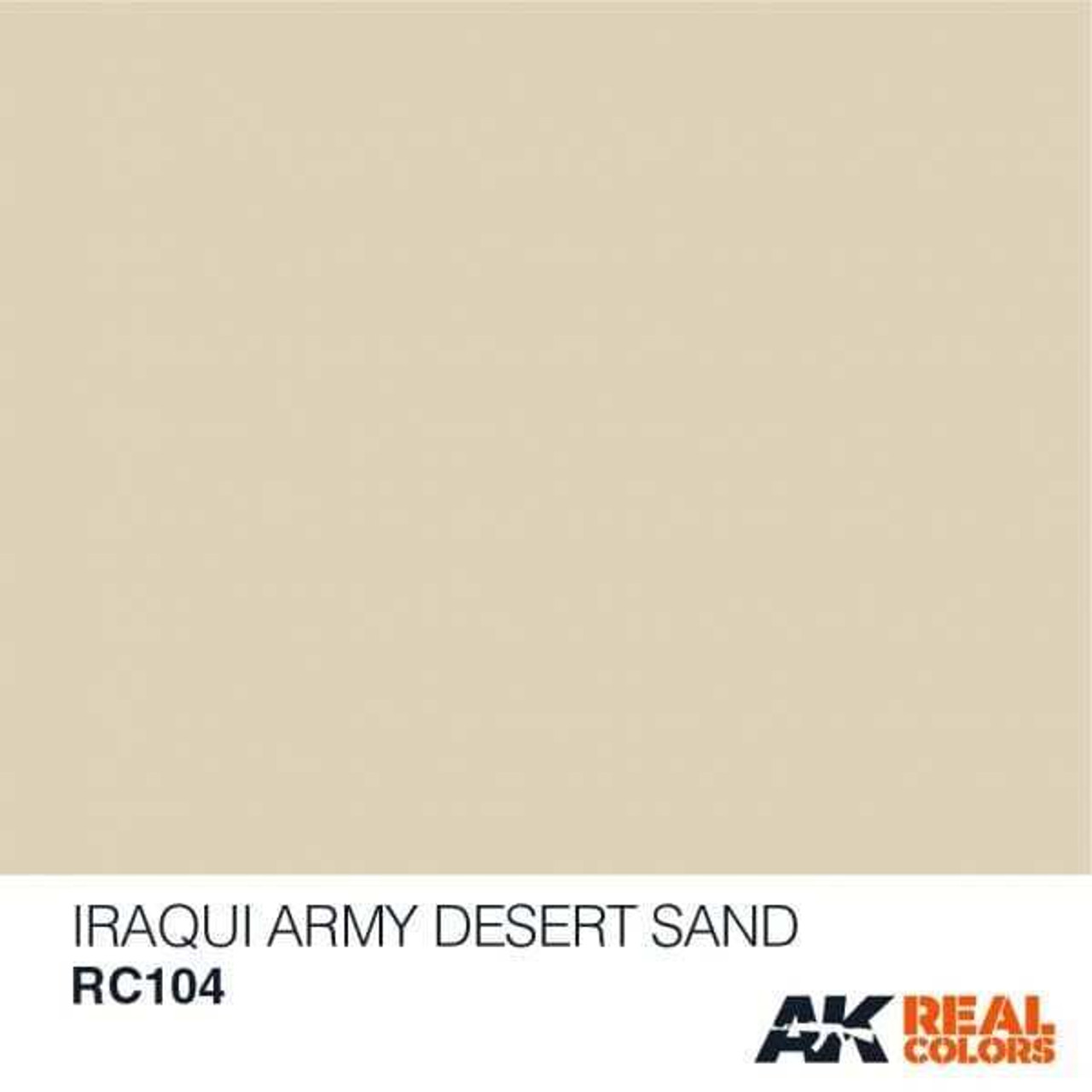 (D) AKIRC104   Real Colors Iraqi Army Desert Sand 10ml