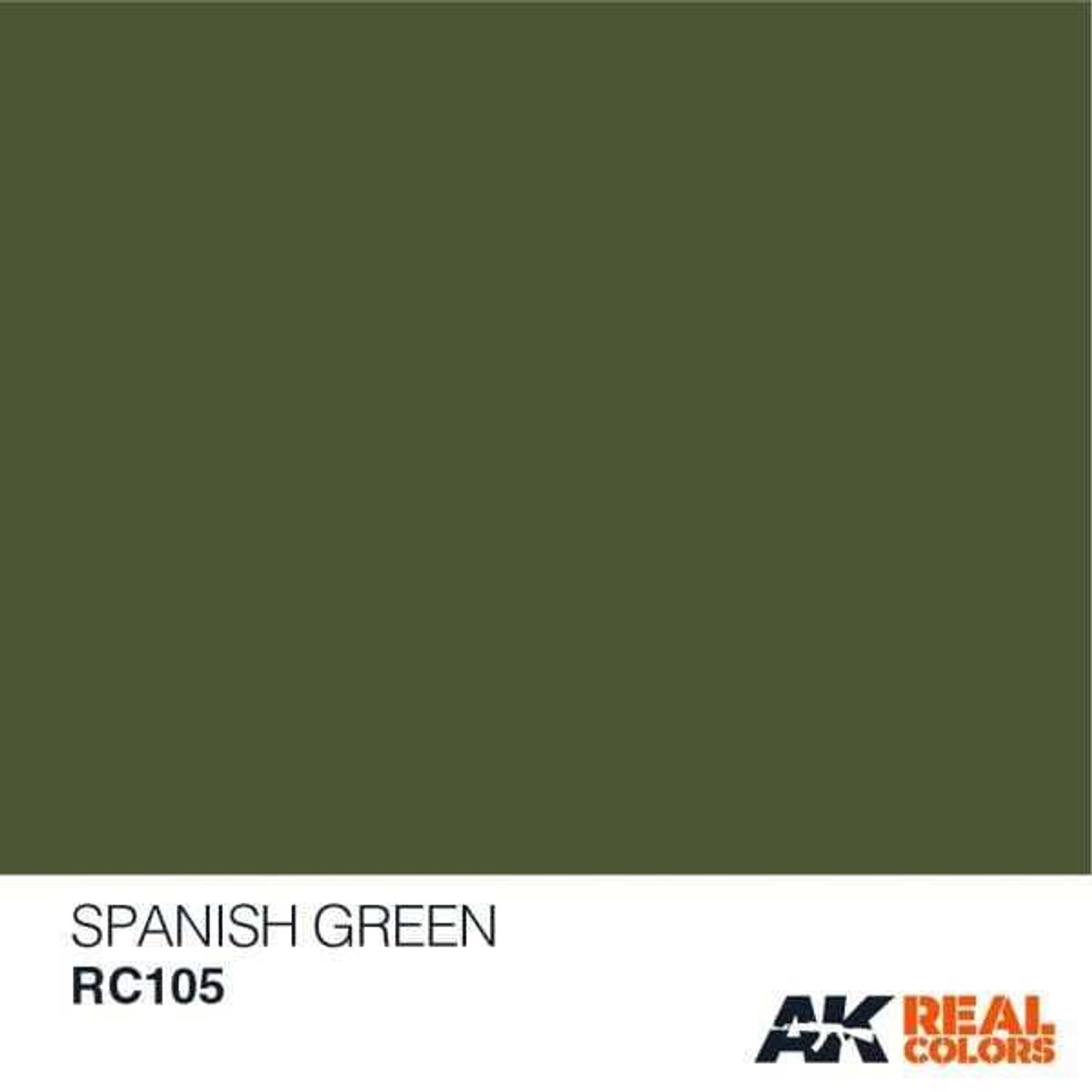 (D) AKIRC105   Real Colors Spanish Green 10ml