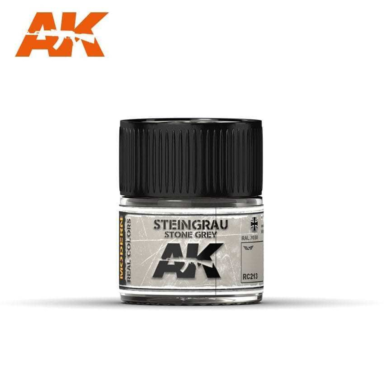 (D) AKIRC213   Real Colors Steingrau-Stone Grey RAL 7030 10ml