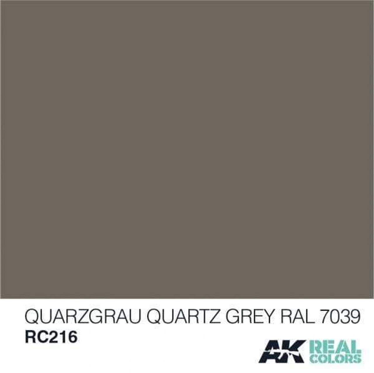 (D) AKIRC216   Real Colors Quarzgrau-Quartz Grey RAL 7039 10ml