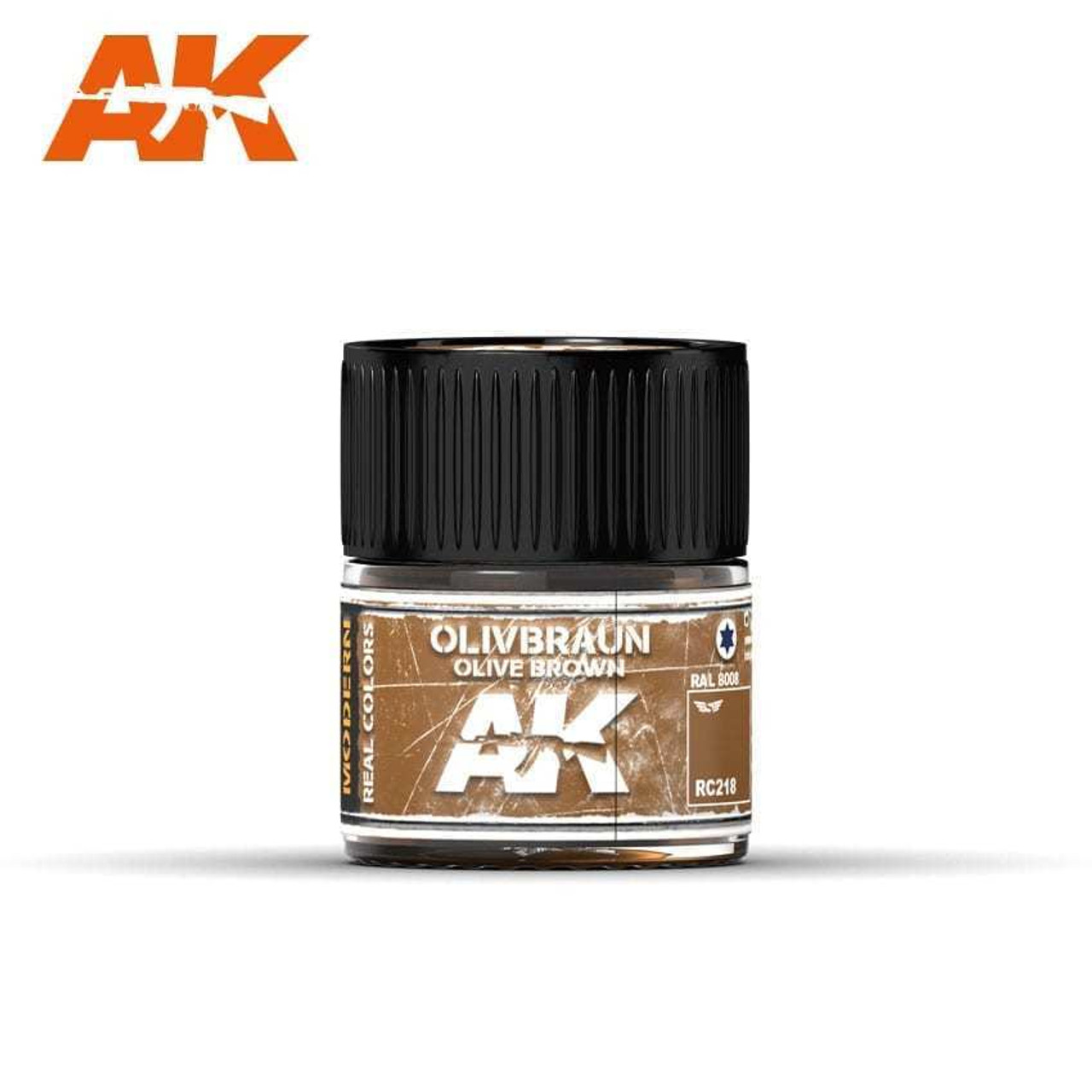 (D) AKIRC218   Real Colors Olive Braun-Olive Brown RAL 8008 10ml