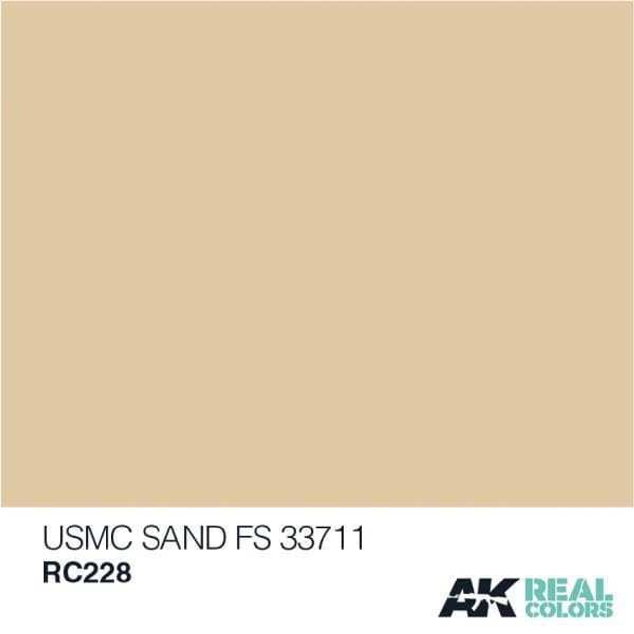 (D) AKIRC228   Real Colors USMC Sand FS 33711 10ml