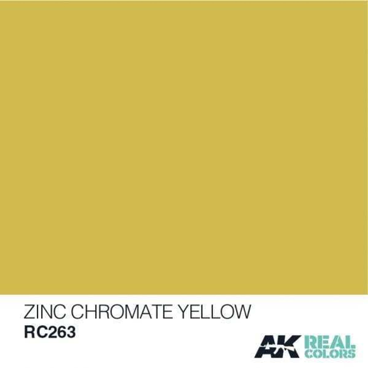 AKIRC263 Real Colors  Zinc Chromate Yellow Acrylic Lacquer Paint 10ml Bottle AKIRC263 Real Colors  Zinc Chromate Yellow Acrylic Lacquer Paint 10ml Bottle