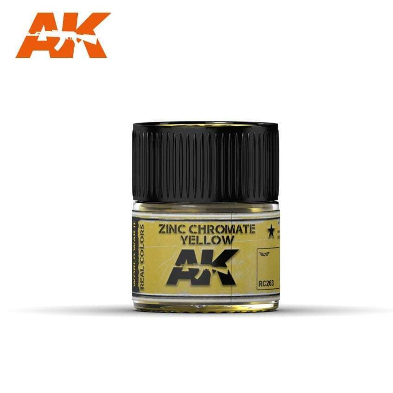 AKIRC263 Real Colors  Zinc Chromate Yellow Acrylic Lacquer Paint 10ml Bottle AKIRC263 Real Colors  Zinc Chromate Yellow Acrylic Lacquer Paint 10ml Bottle