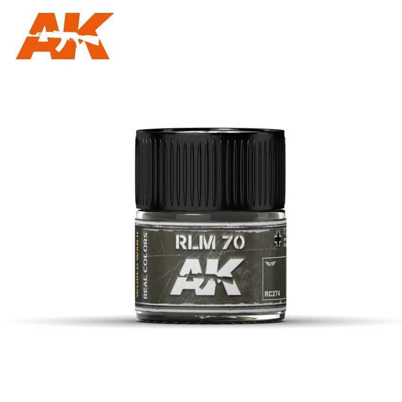 AKIRC274 Real Colors  RLM 70 Acrylic Lacquer Paint 10ml Bottle AKIRC274 Real Colors  RLM 70 Acrylic Lacquer Paint 10ml Bottle