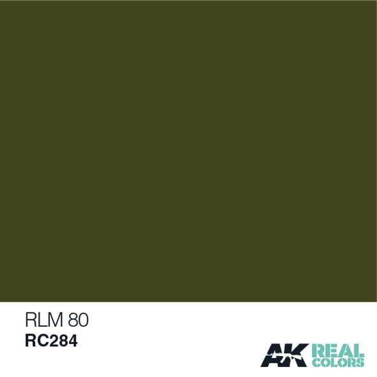 AKIRC284 Real Colors  RLM 80 Acrylic Lacquer Paint 10ml Bottle